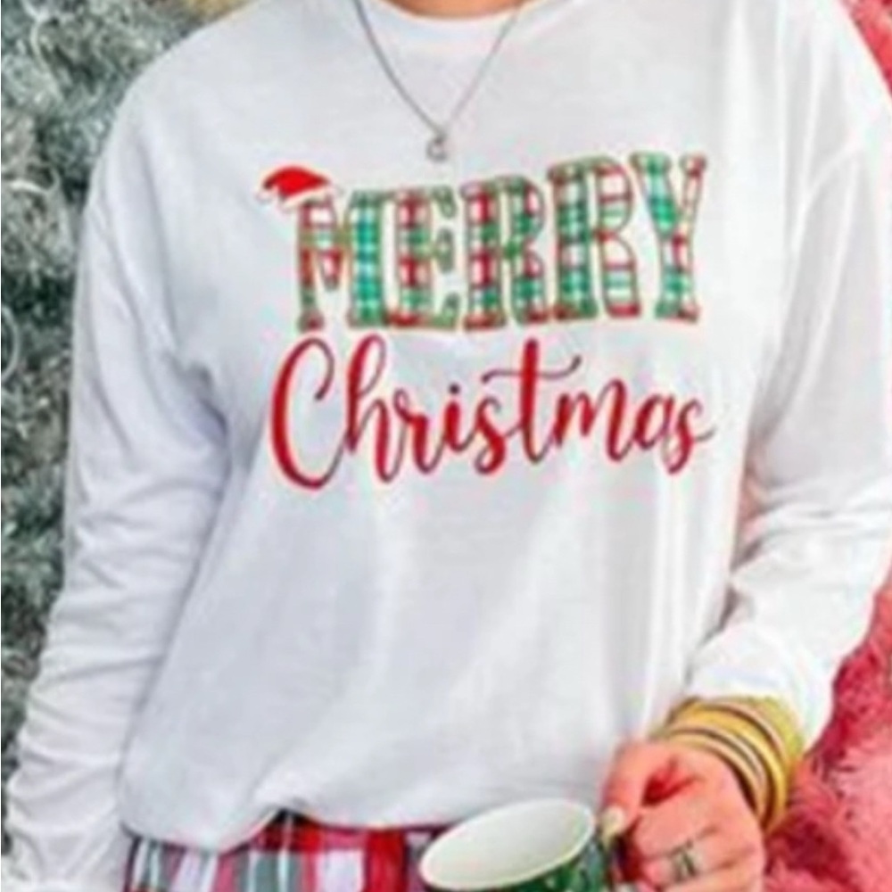 Festive Christmas Graphic Sweatshirt